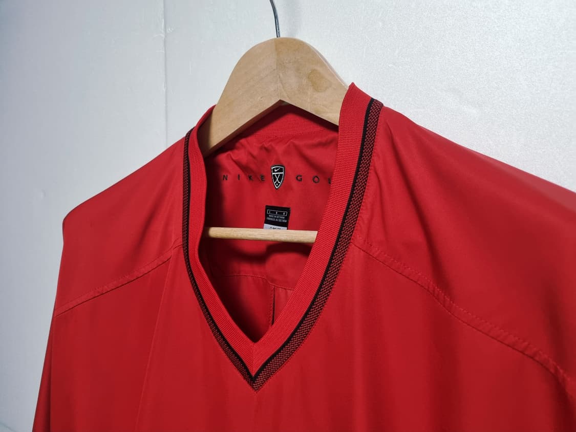 남성 레어 나이키 골프 빈티지 구형 암 스우시 웜업 우븐 바람막이 상품이미지8