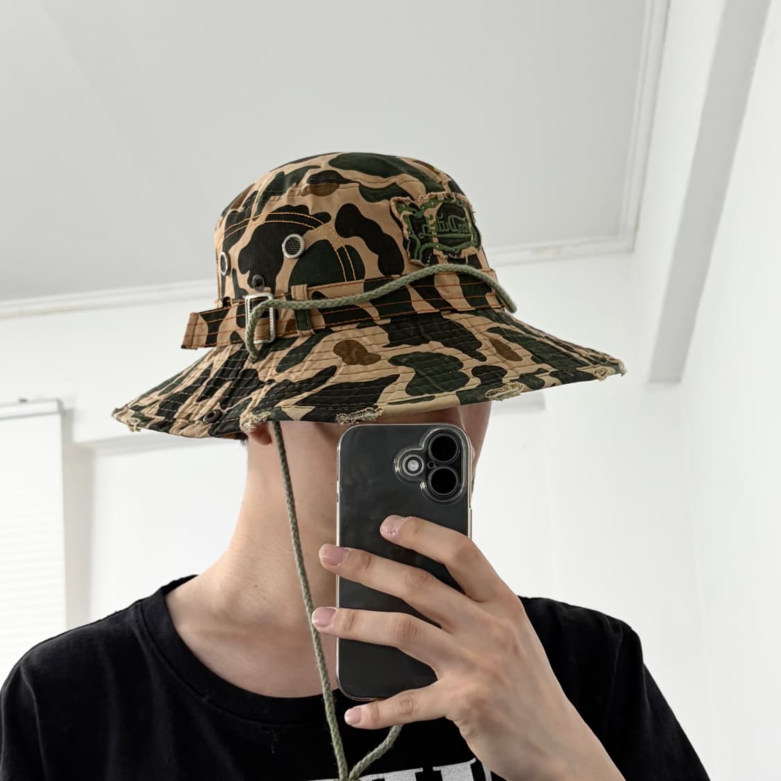 본더치 카모 정글모 버킷햇 상품이미지2