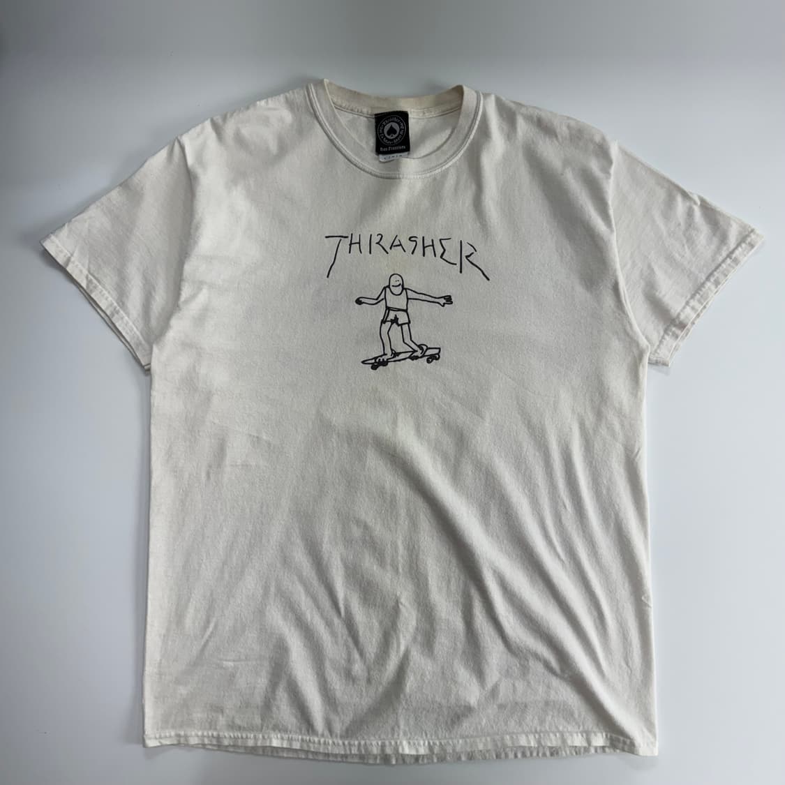 Thrasher 트레셔 그래픽 화이트 반팔 상품이미지3