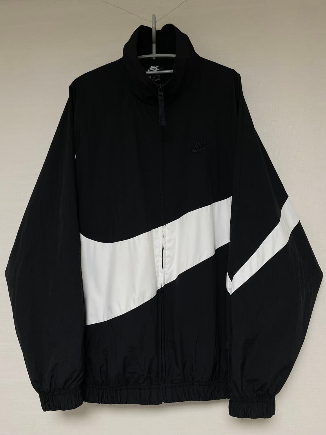 NIKE NSW BIG SWOOSH WOVEN JAVKET BLACK 사 상품이미지1