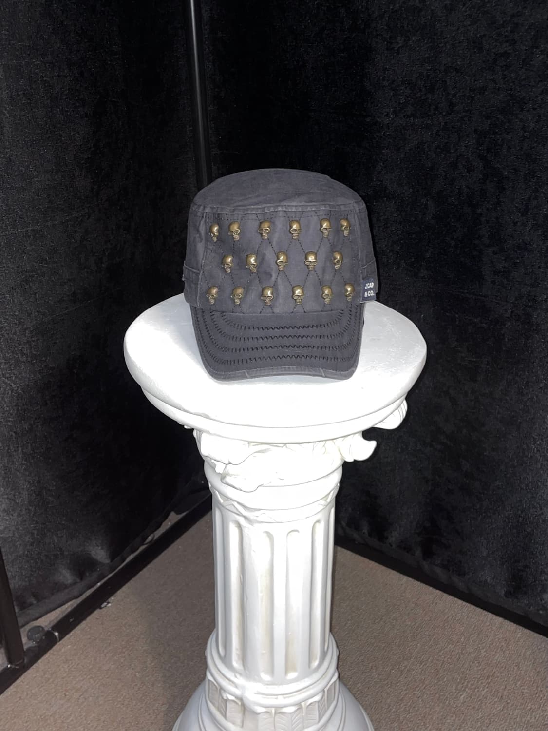 J.CAP&CO Skull Stud Cap 상품이미지1