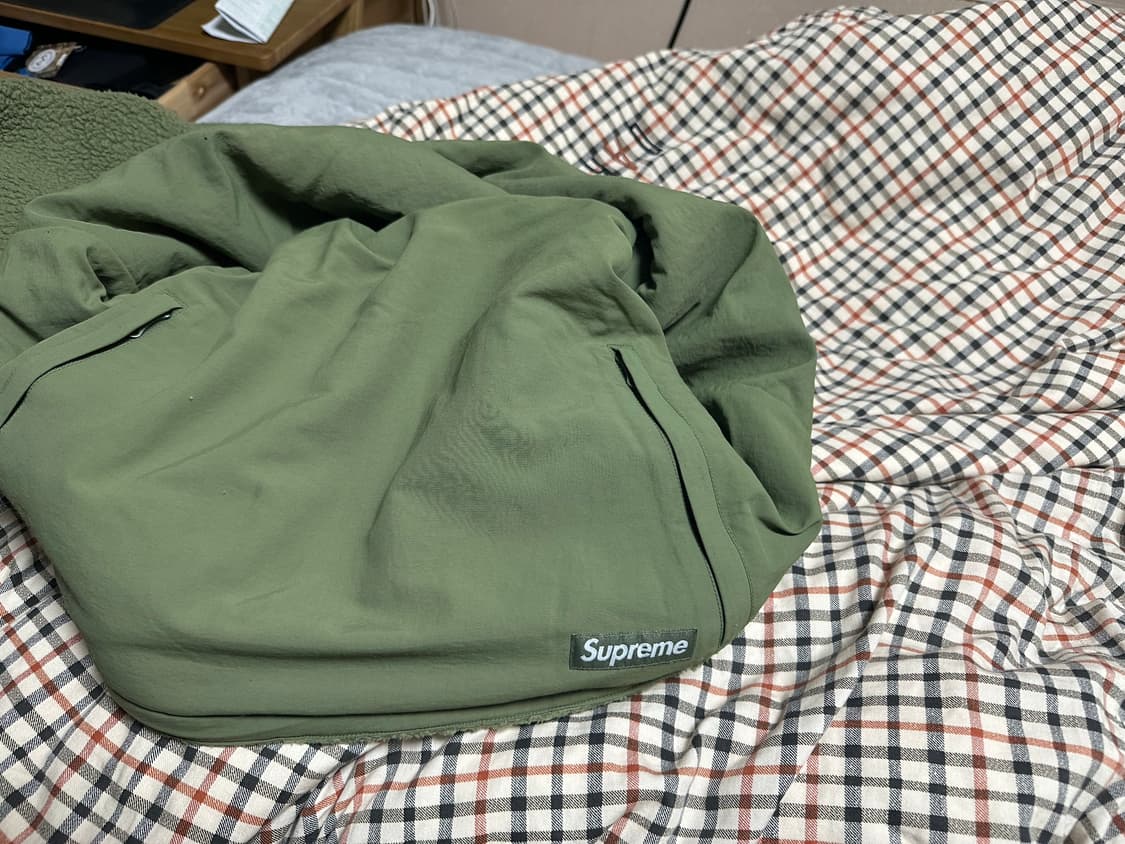 25fw 슈프림 리버시플 폴라텍 카키 상품이미지3