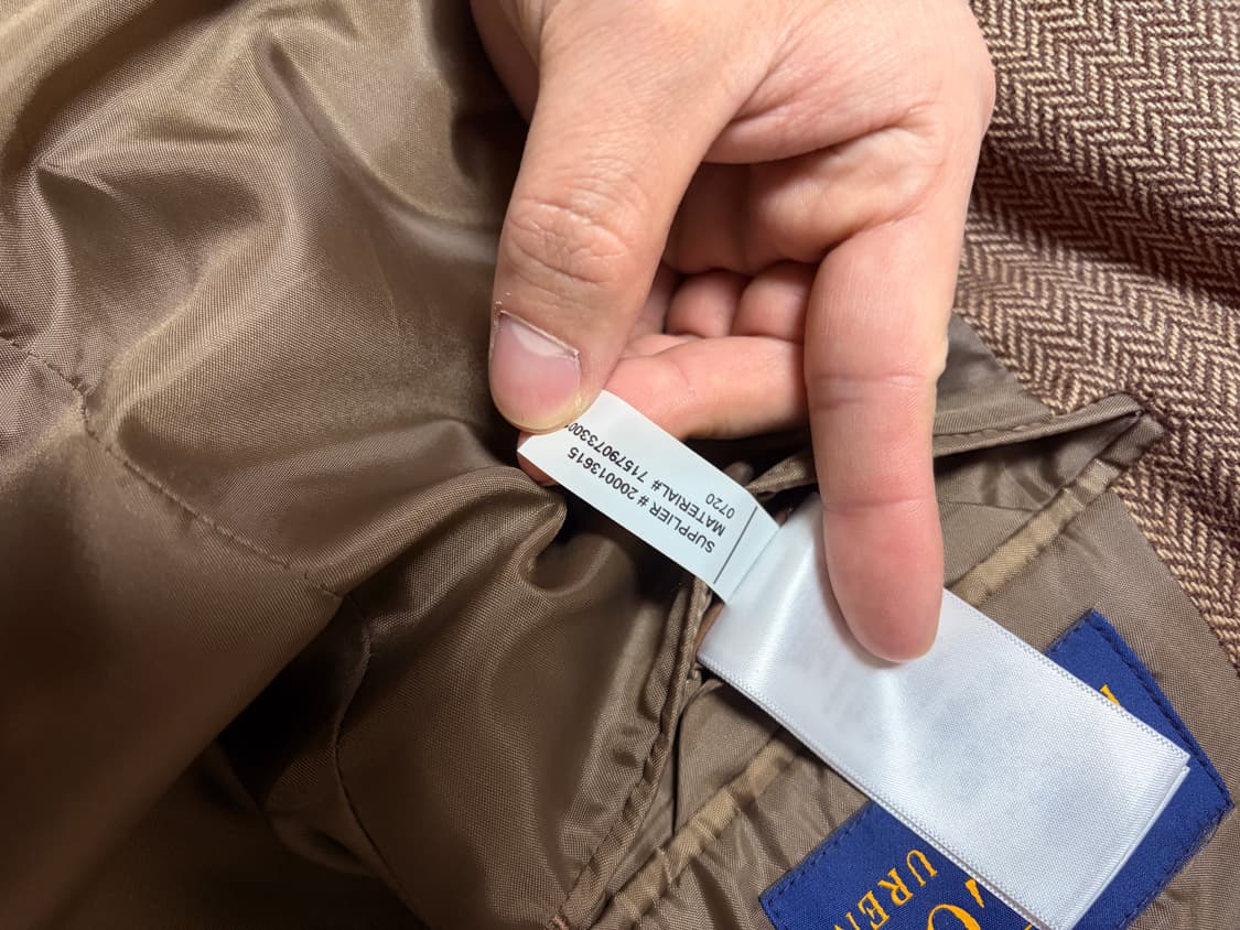 폴로랄프로렌 헤링본 블레이저 자켓 38R (착샷) 상품이미지5