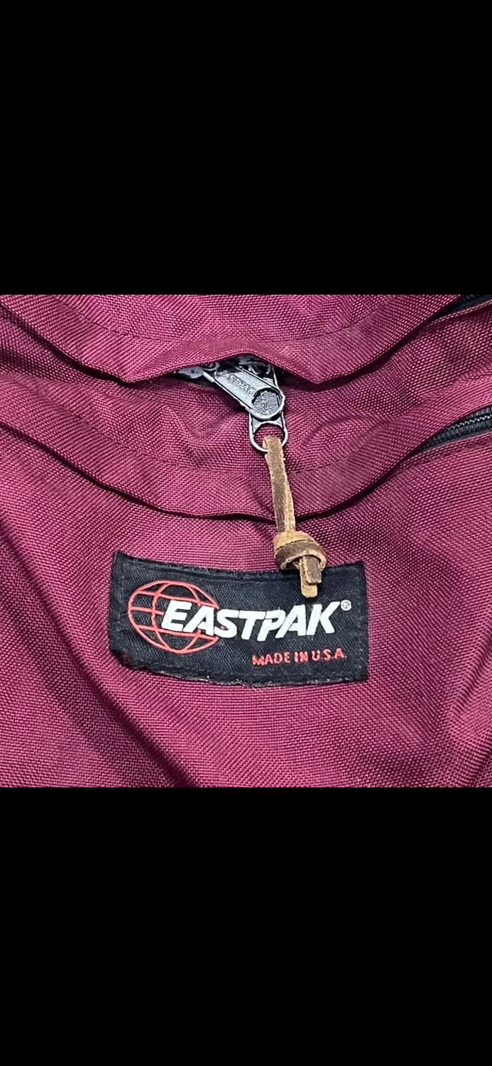 빈티지 이스트팩 레더 버건디 MADE IN USA 상품이미지2