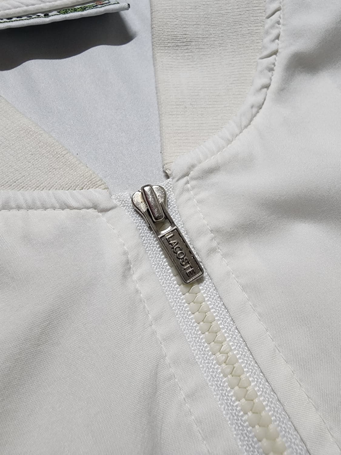 빈티지 서광 라코스테 화이트 올드스쿨 바람막이 자켓 공용 상품이미지4