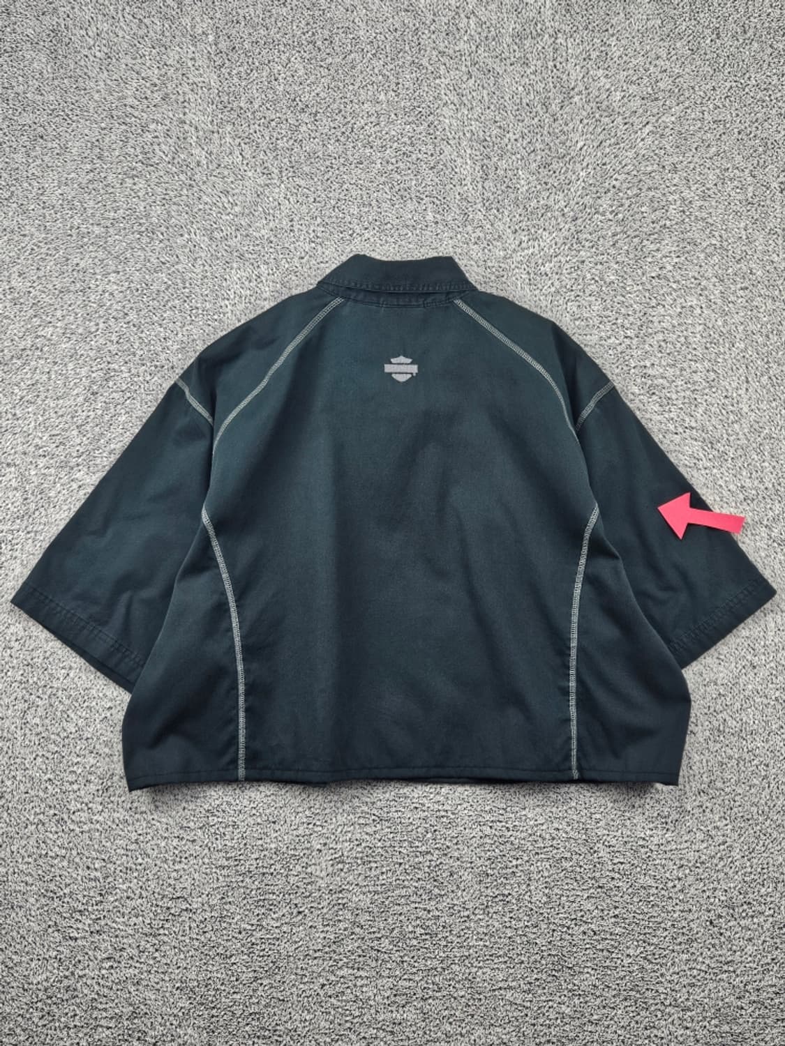 할리데이비슨 바이커 반팔 셔츠 크롭커스텀 ( XL ) / 11811 상품이미지3