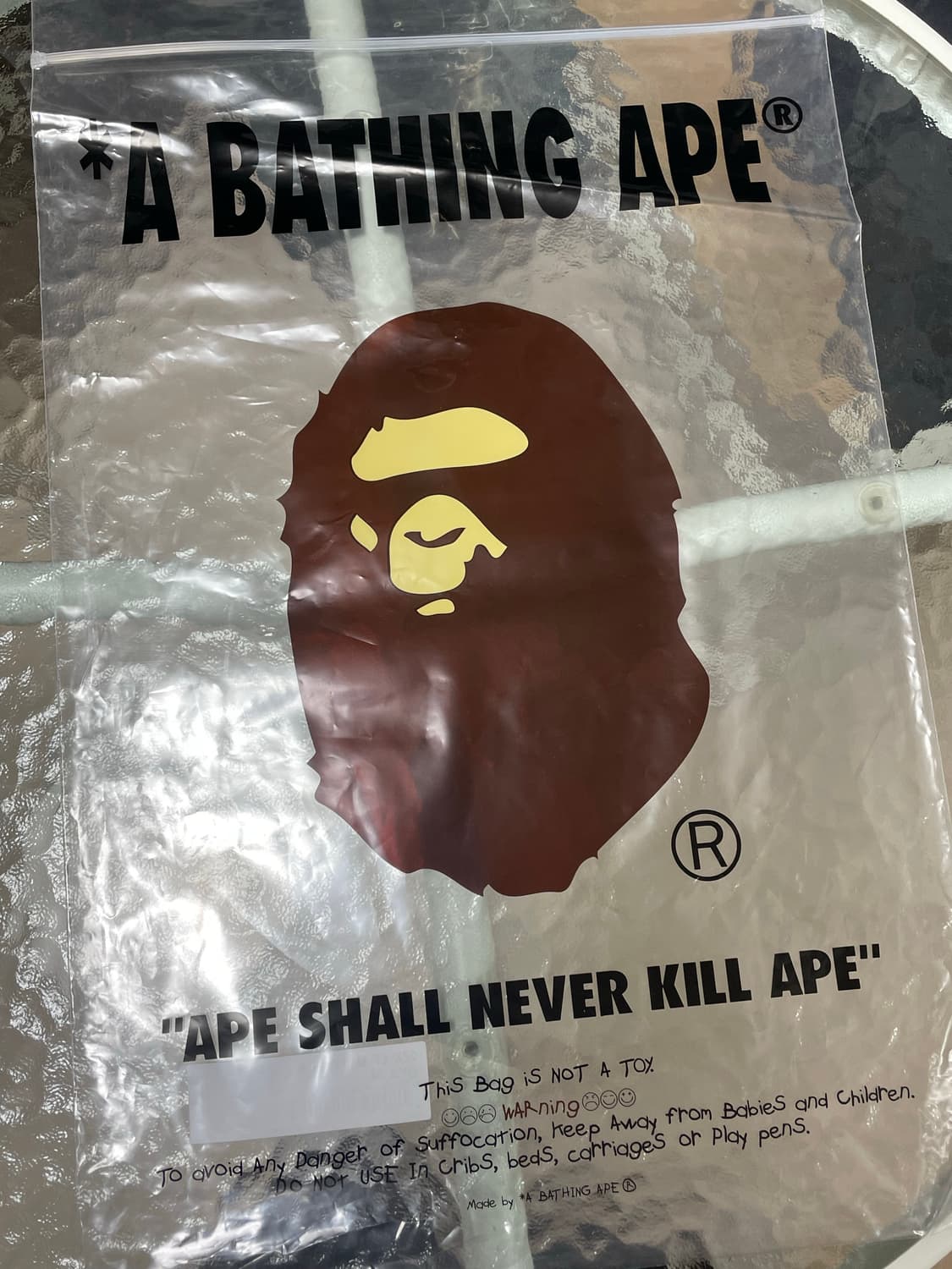 베이프 롱슬리브 새상품급 상품이미지4