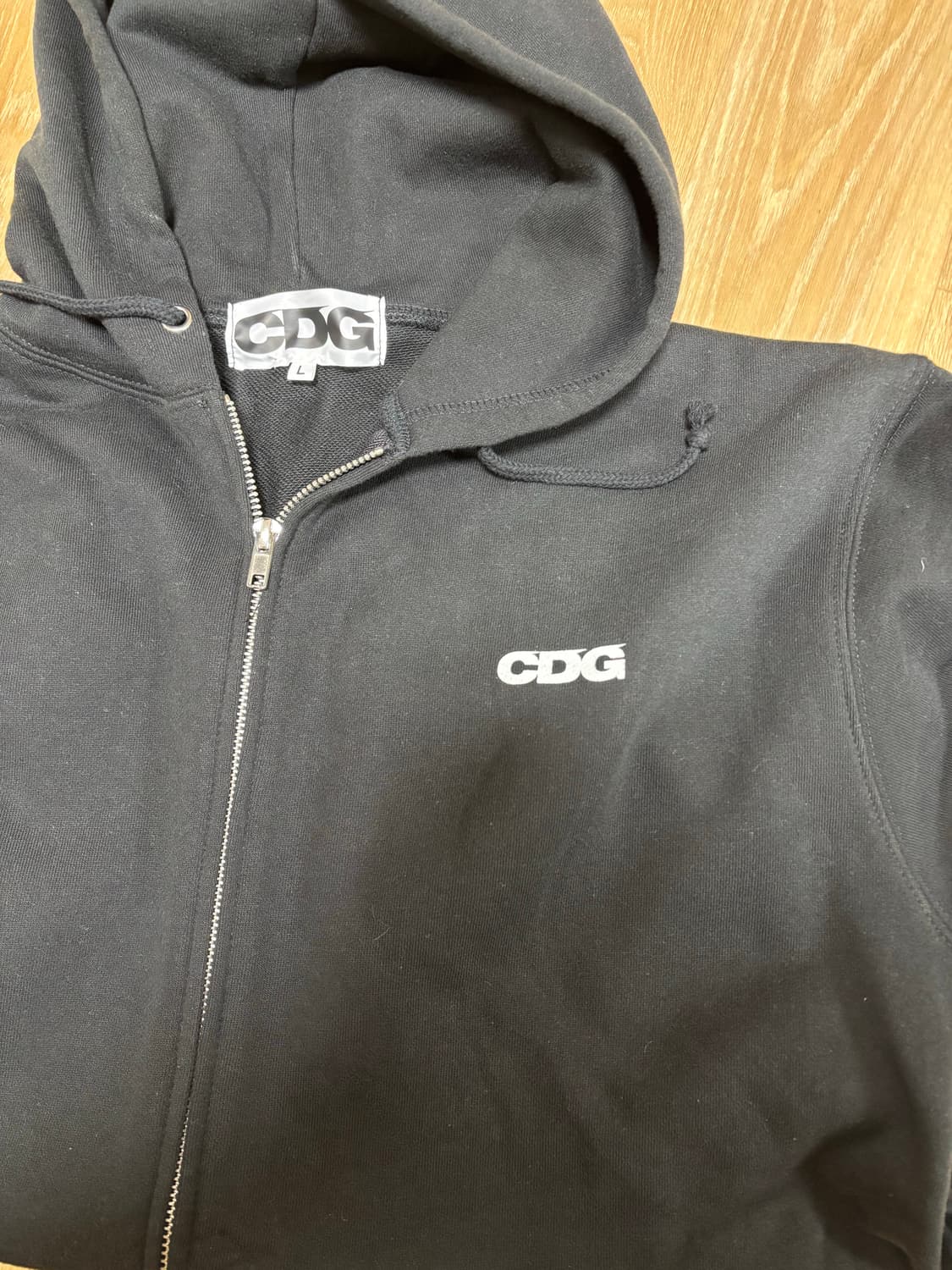 꼼데가르송 후드집업 L 상품이미지2