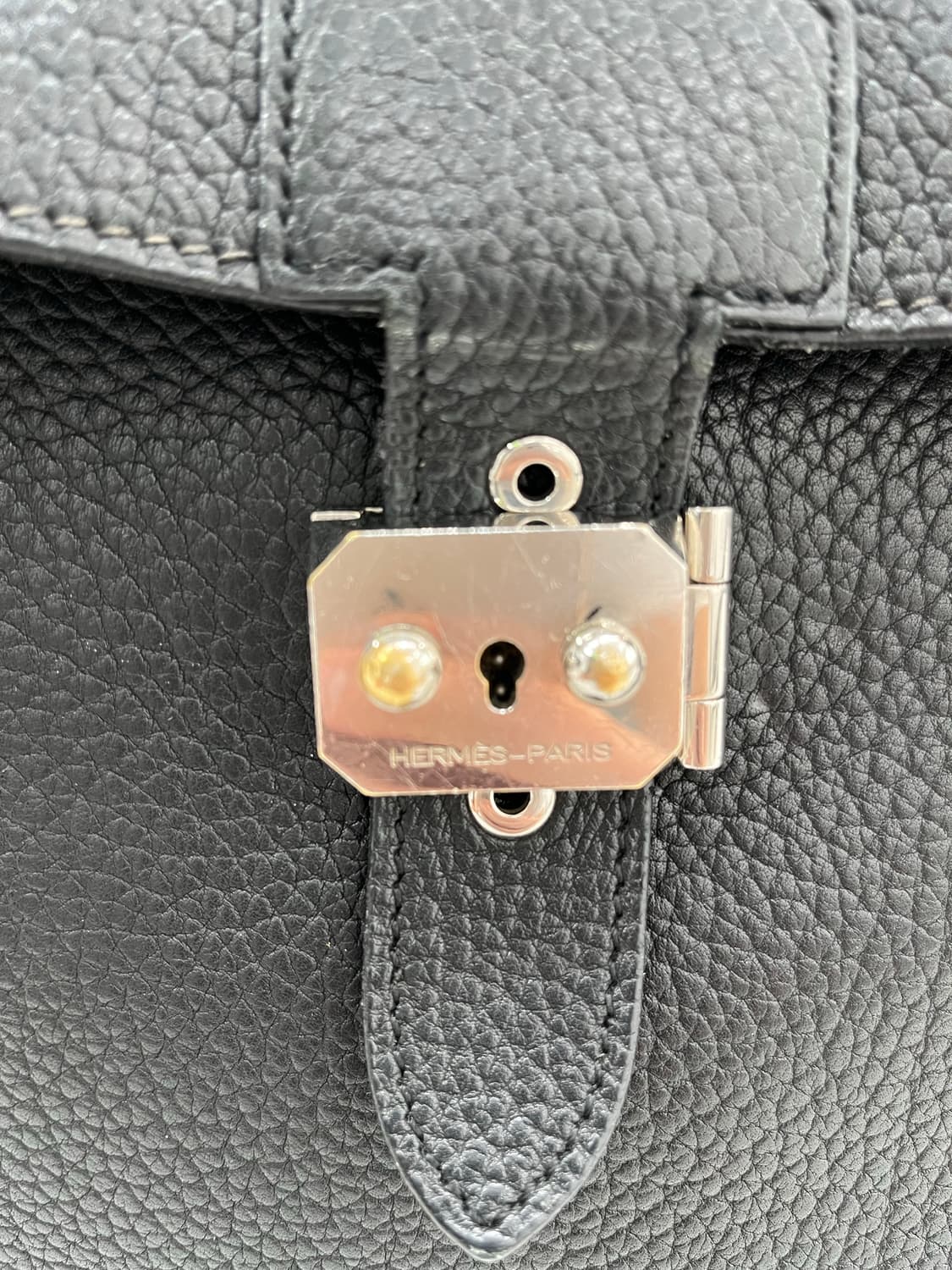 에르메스 삭 아 데페슈 서류 가방 블랙 상품이미지6