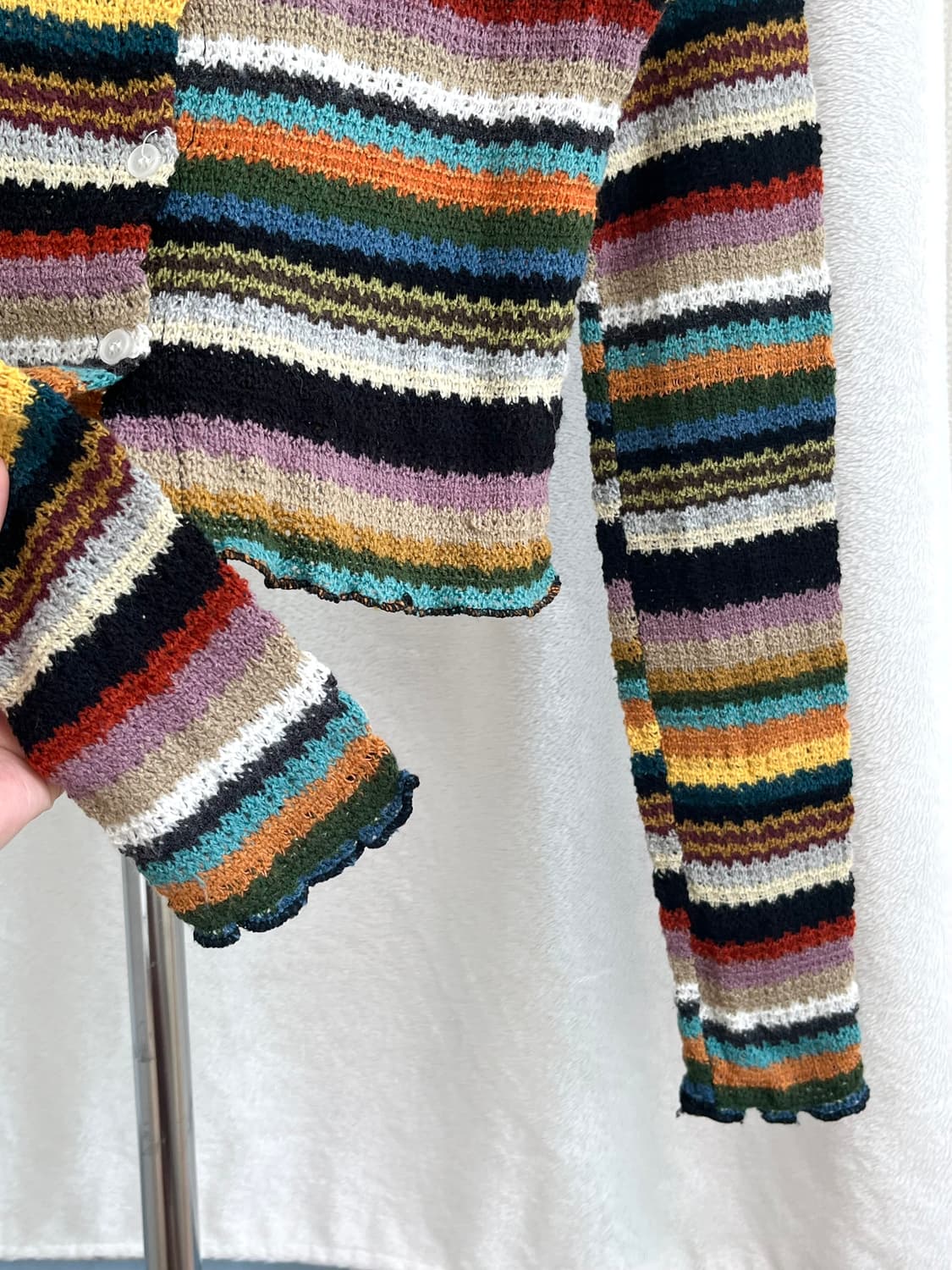 빈티지 컬러 크롭가디건 상품이미지4