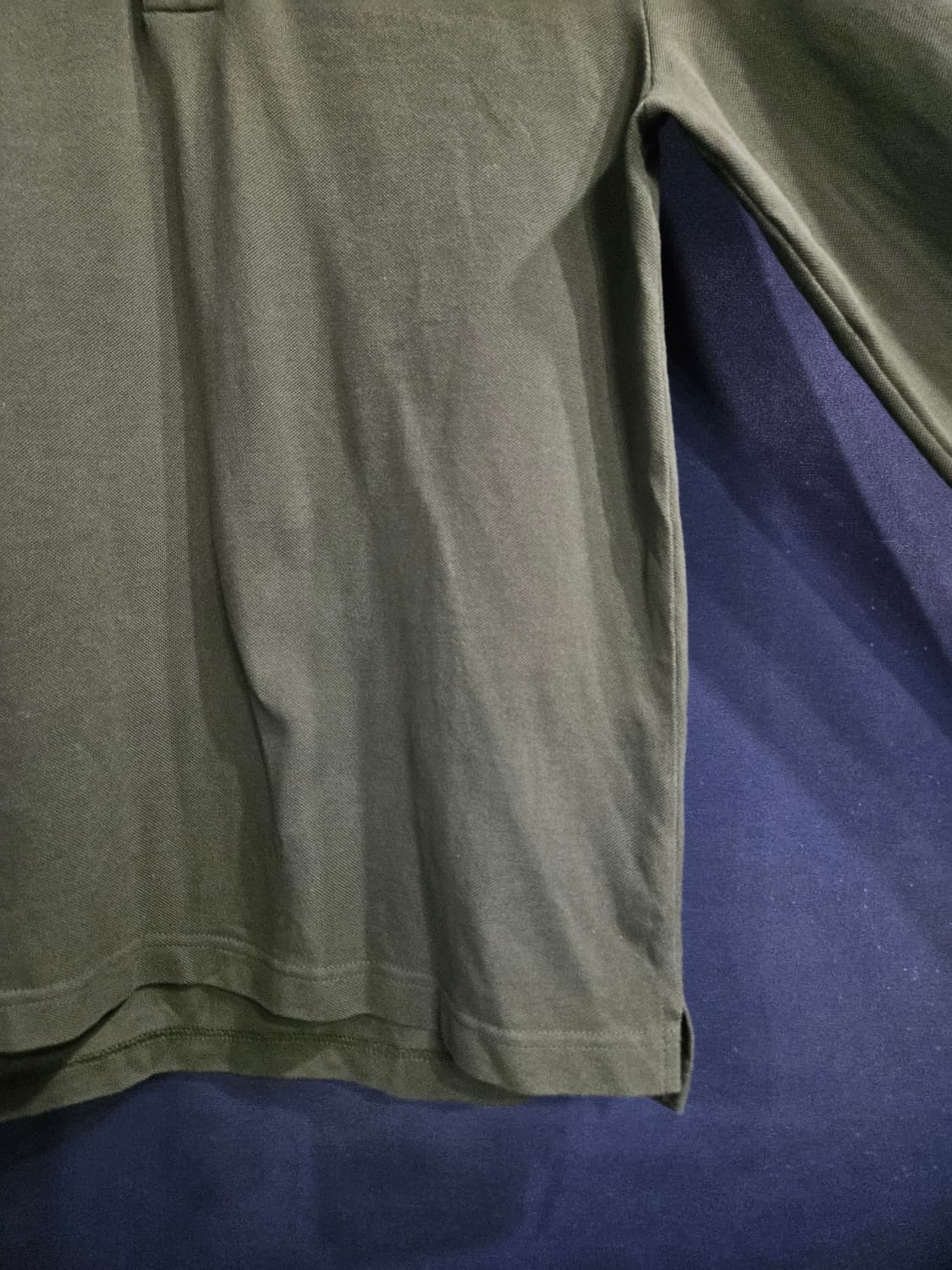 라코스테 카키 남성 95 카라 긴팔티셔츠  상품이미지6