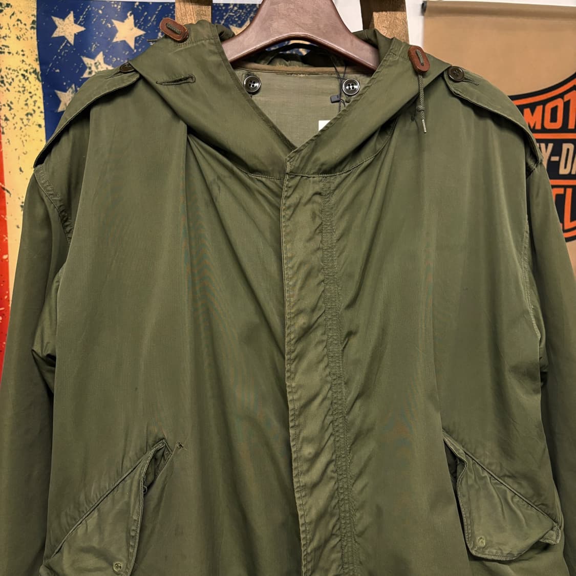50s 오리지널 밀리터리 M-51 1952년 생산 피쉬테일 파카 N433 상품이미지3