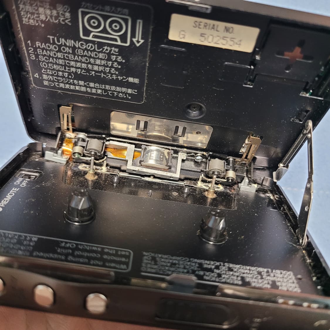 소니 워크맨 WM-FX70 카세트 부품용 상품이미지8