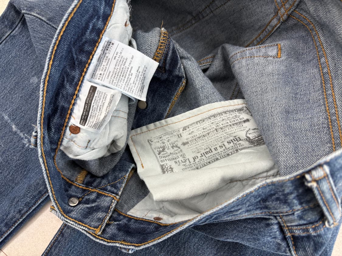 빈티지) 리바이스 501 진청 상품이미지6