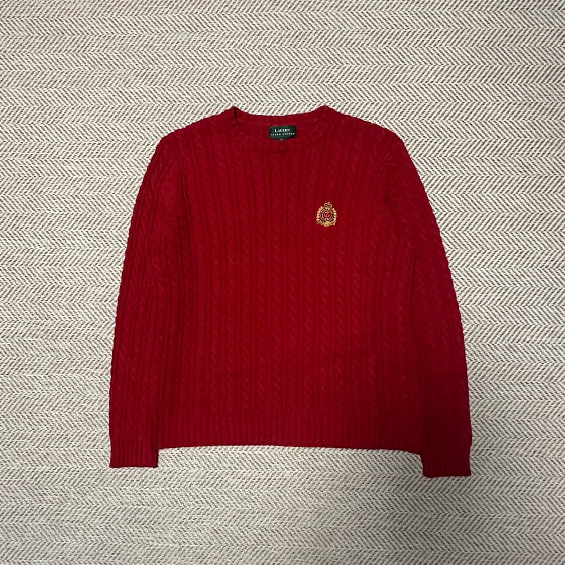 RALPH LAUREN heavy cable knit sweater 상품이미지1