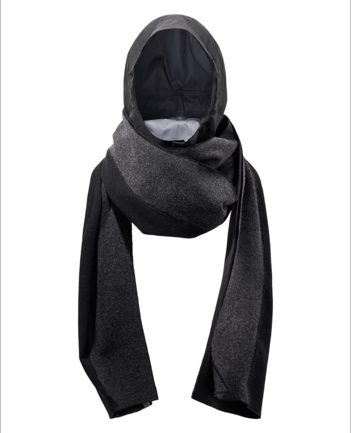 Xlim 후디드 머플러 블랙 상품이미지1