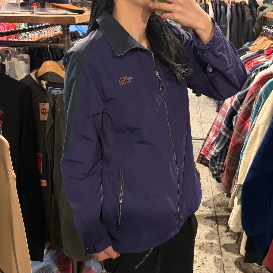thenorthface 노스페이스 배색 바람막이 상품이미지8