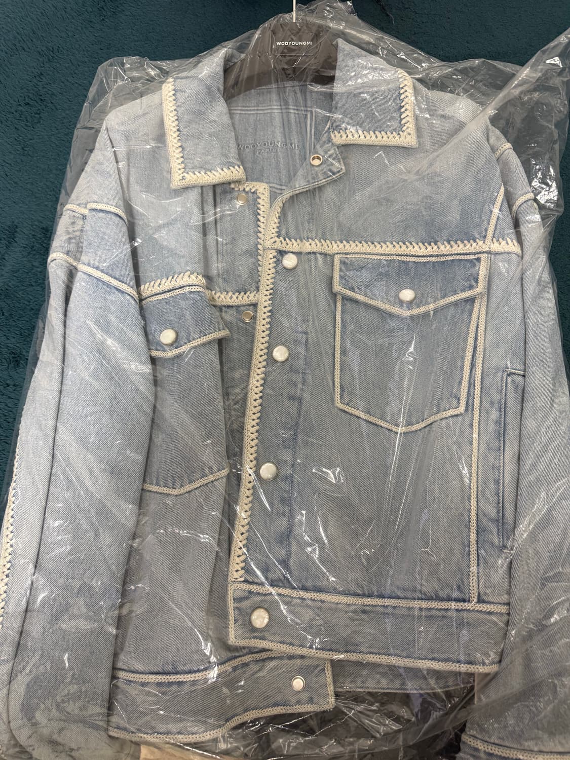 우영미/블루 크로셰 데님자켓/50 상품이미지4