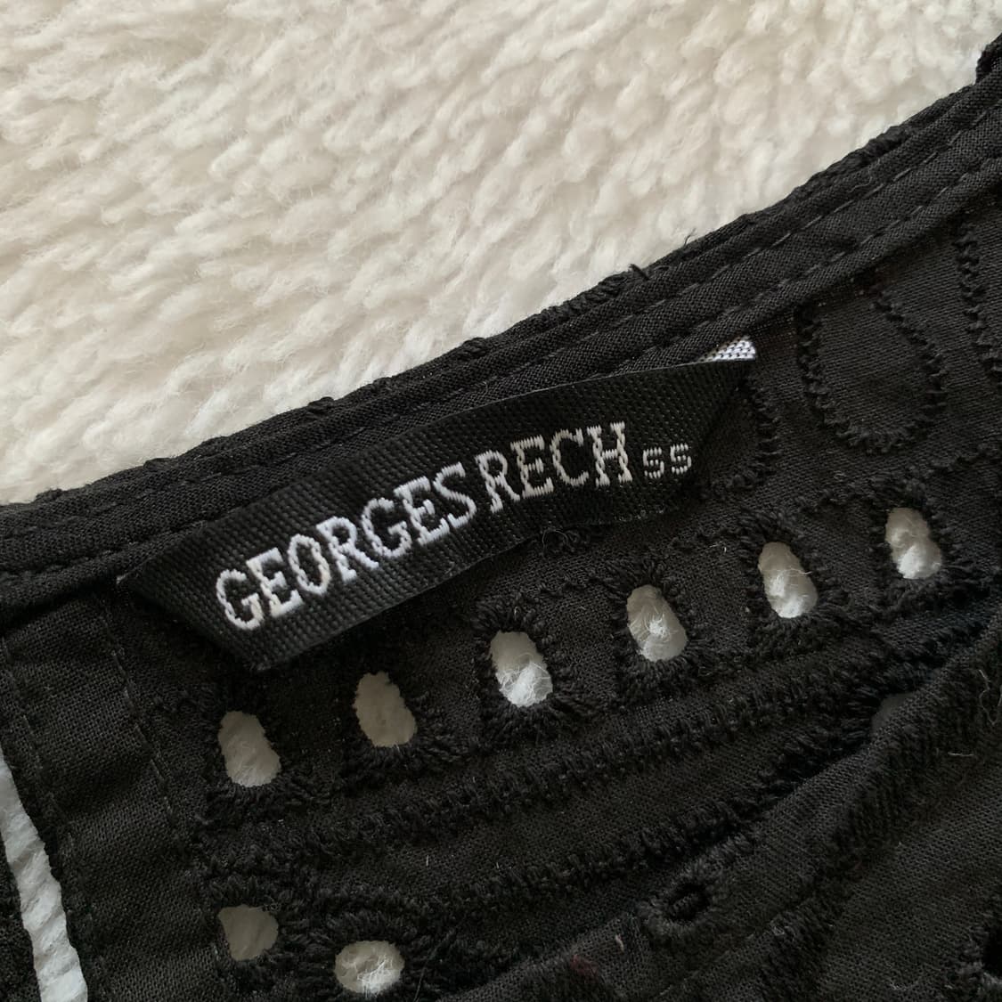 조르쥬레쉬 GEORGES RECH 펀칭 아일렛 퍼프 블라우스 상품이미지4