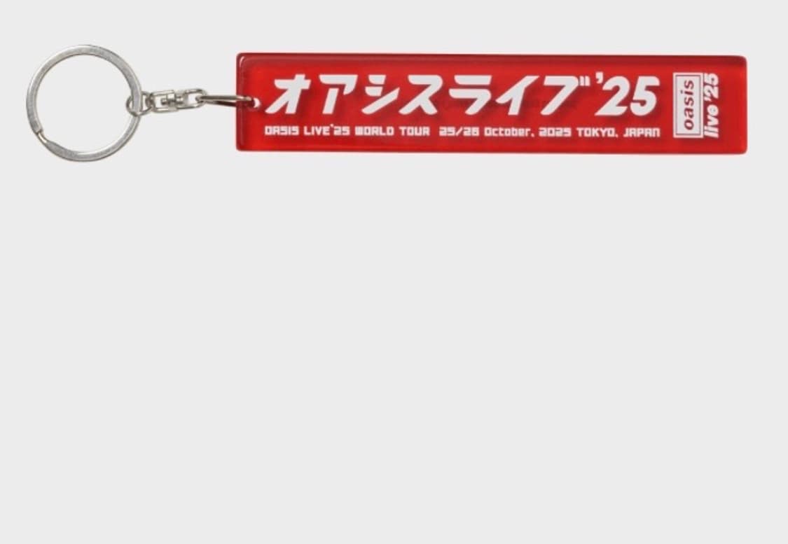 오피셜 오아시스 라이브 25 일본한정판 아크릴 키링 상품이미지1