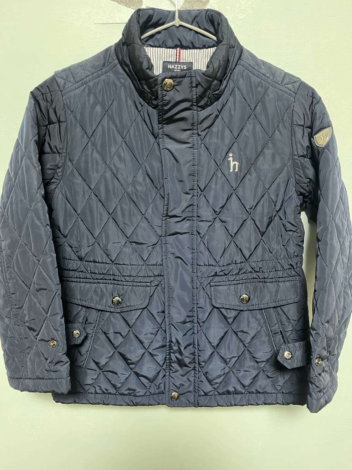 헤지스 키즈 네이비 퀼팅 자켓 상품이미지2