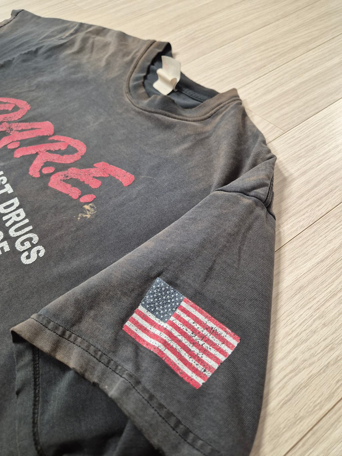 90s DARE 티셔츠 블랙 ver.헤인즈비프 (L) 상품이미지4