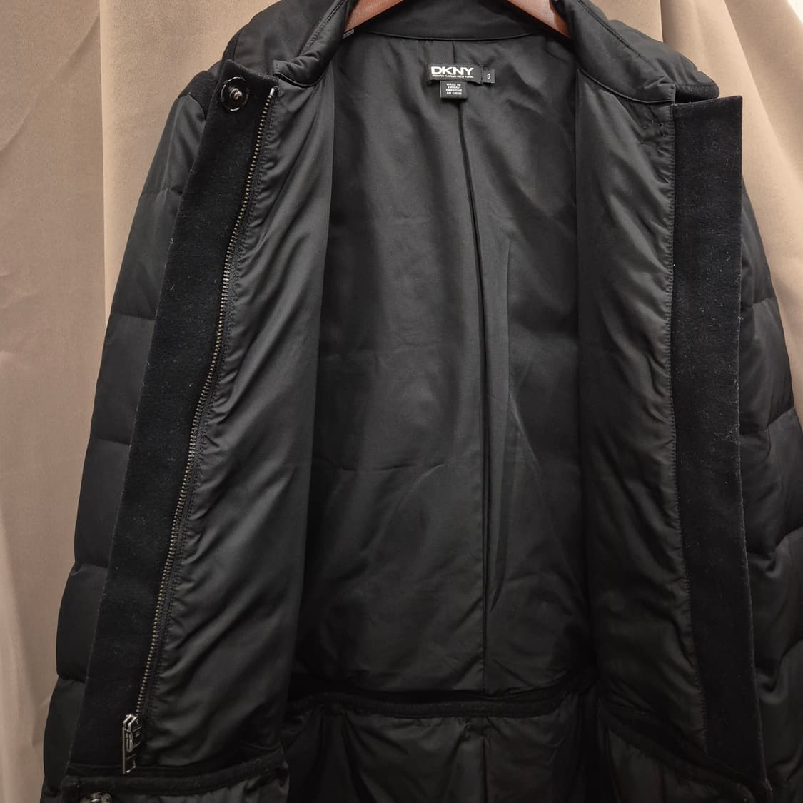 DKNY 블랙 여성 패딩 코트 S 상품이미지2
