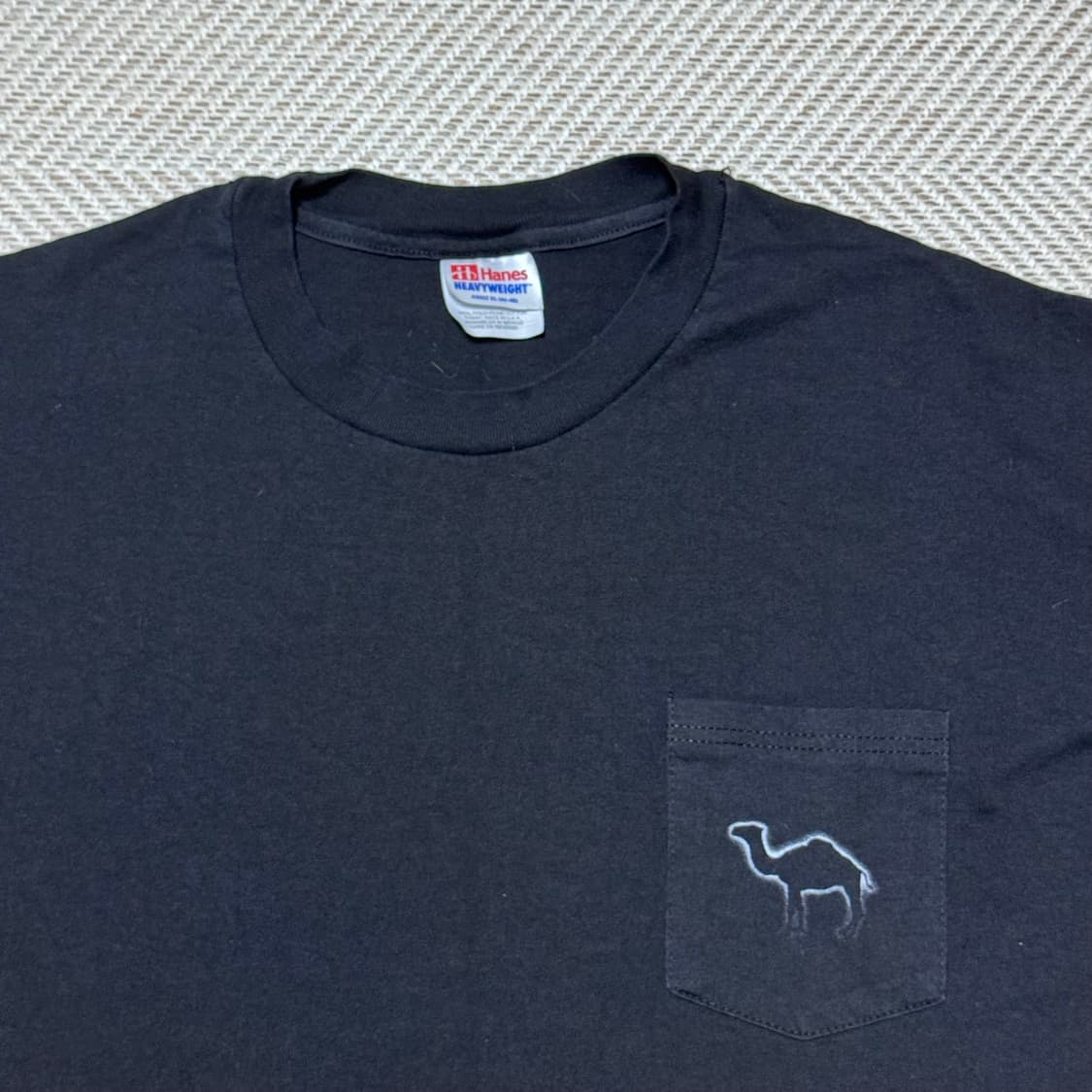 (XL) 9Os 빈티지 카멜 프로모 이클립스 포켓 티셔츠 상품이미지4