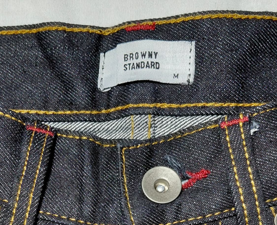 [M/30] 브라우니 스탠다드 셀비지 데님 (생지 진청) 상품이미지4