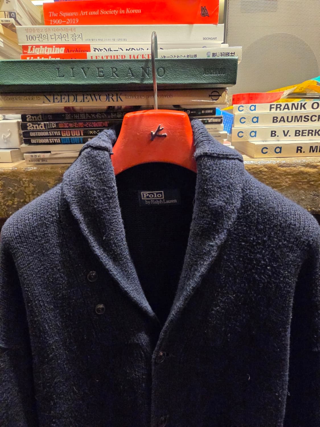 폴로랄프로렌 숄칼라 카디건 상품이미지2