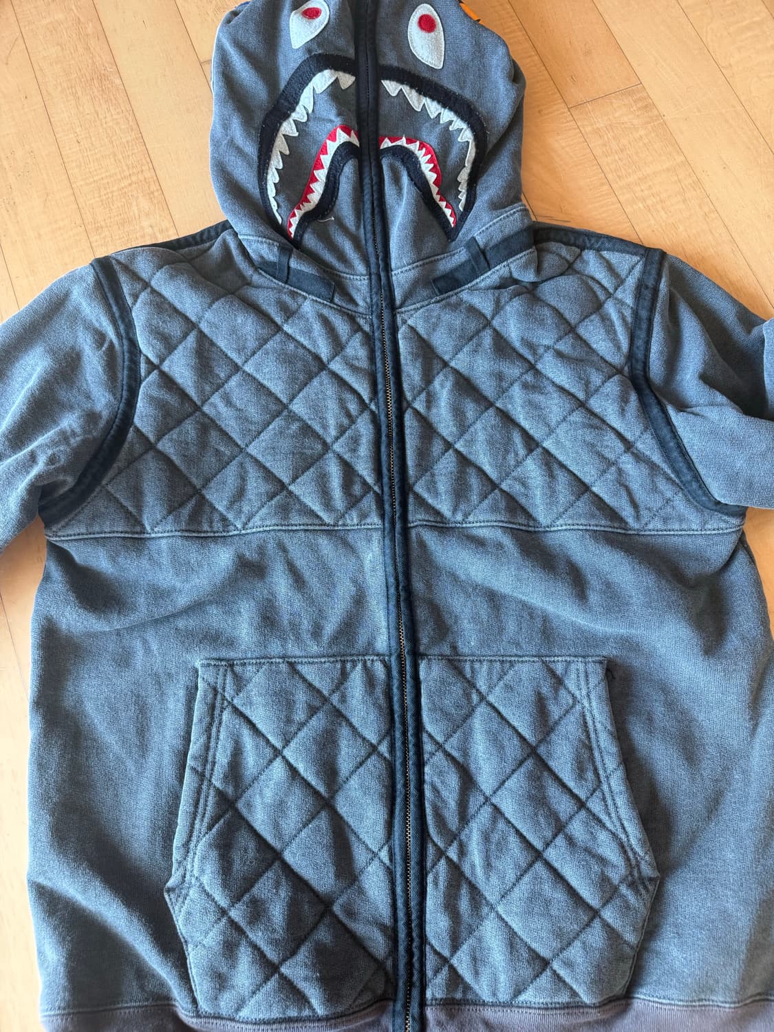 베이프 라이징 베이프 밀리터리 샤크 풀 집업 후디 상품이미지4