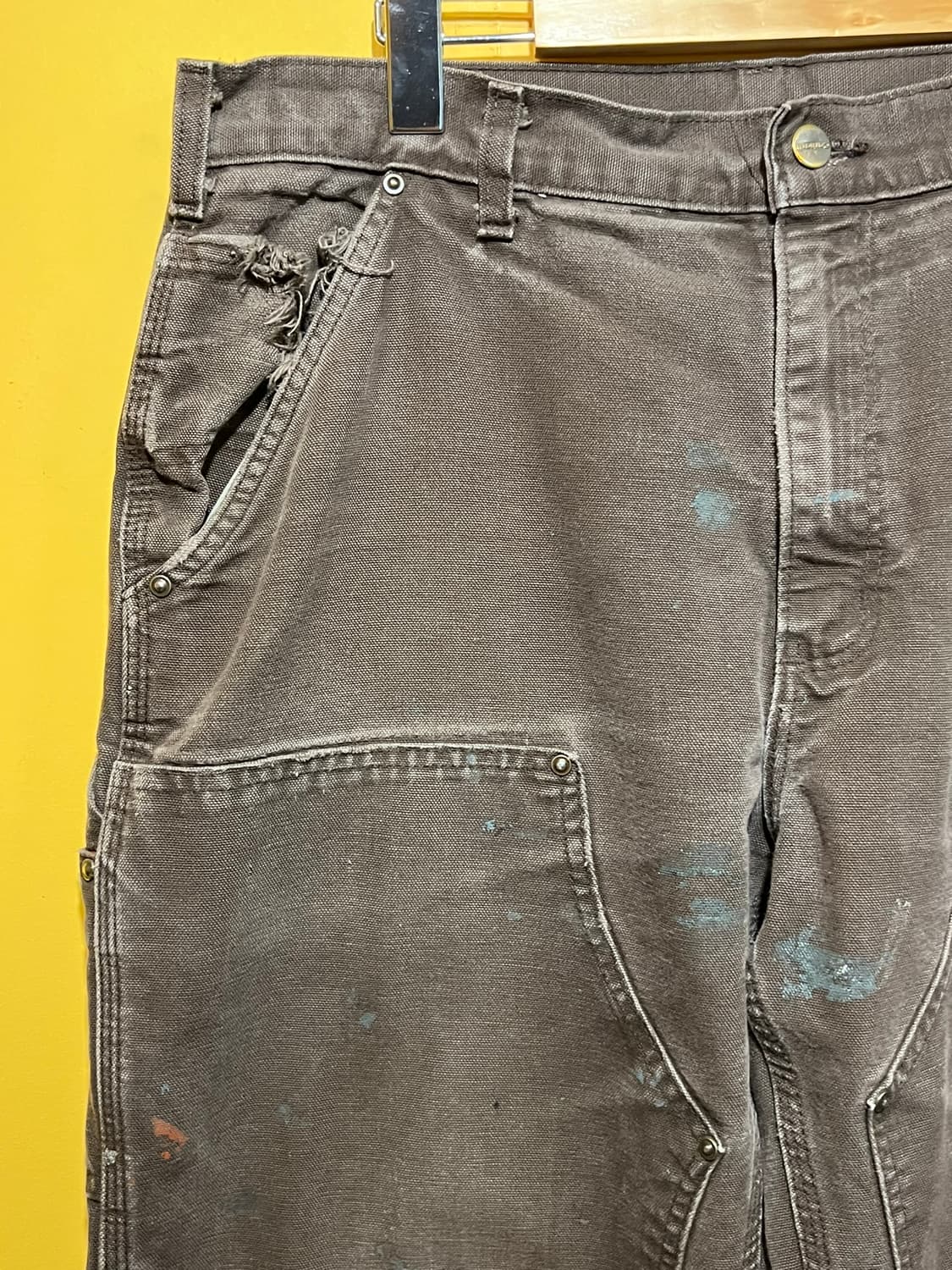 10s [36x30] 칼하트 더블니 워크팬츠 B136 DKB 상품이미지3