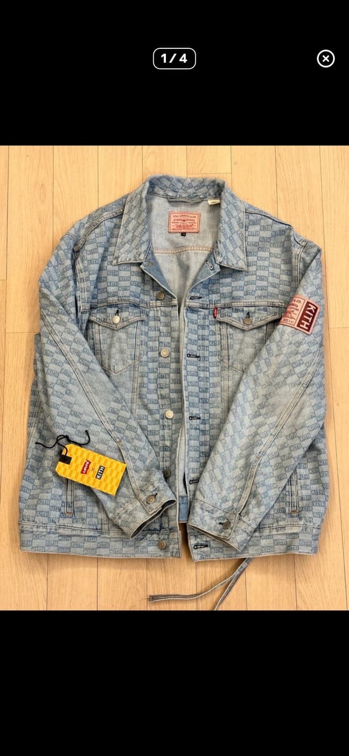 [2XL] KITH x Levis 트러커 자켓 상품이미지1