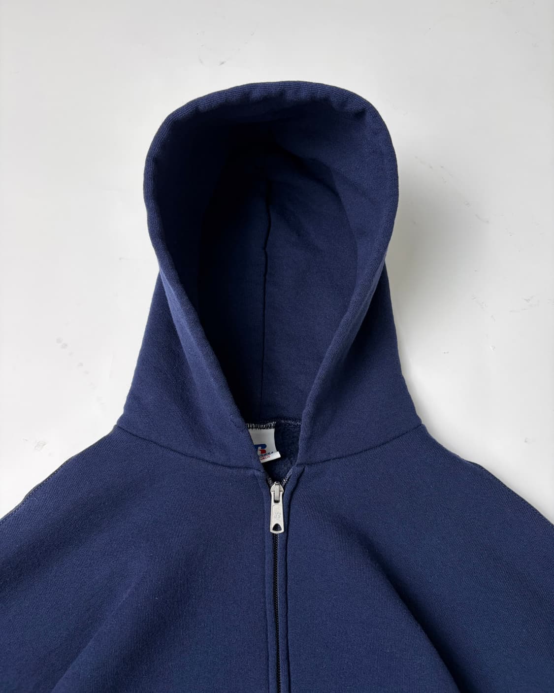 90s Russell Zip Up Hoodie (navy) 상품이미지6