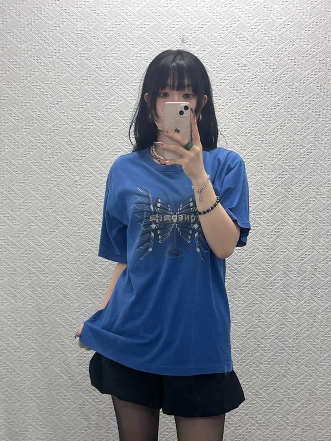 나이키 올드스쿨 레트로 딥블루 이글 반팔티 M C11933 상품이미지1