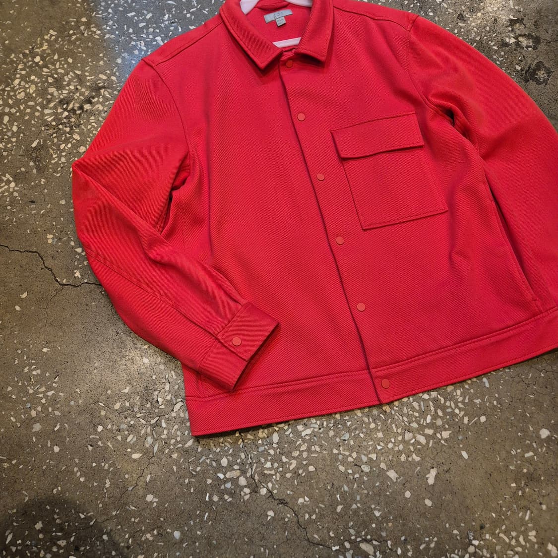 L(착샷잇음) COS 다홍색 트윌자켓  상품이미지8