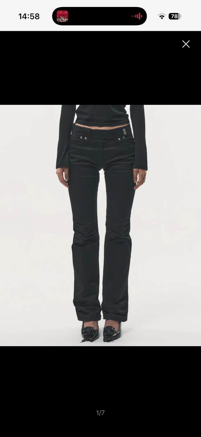 포더웨더 셔링 부츠컷 로우라이즈 상품이미지1