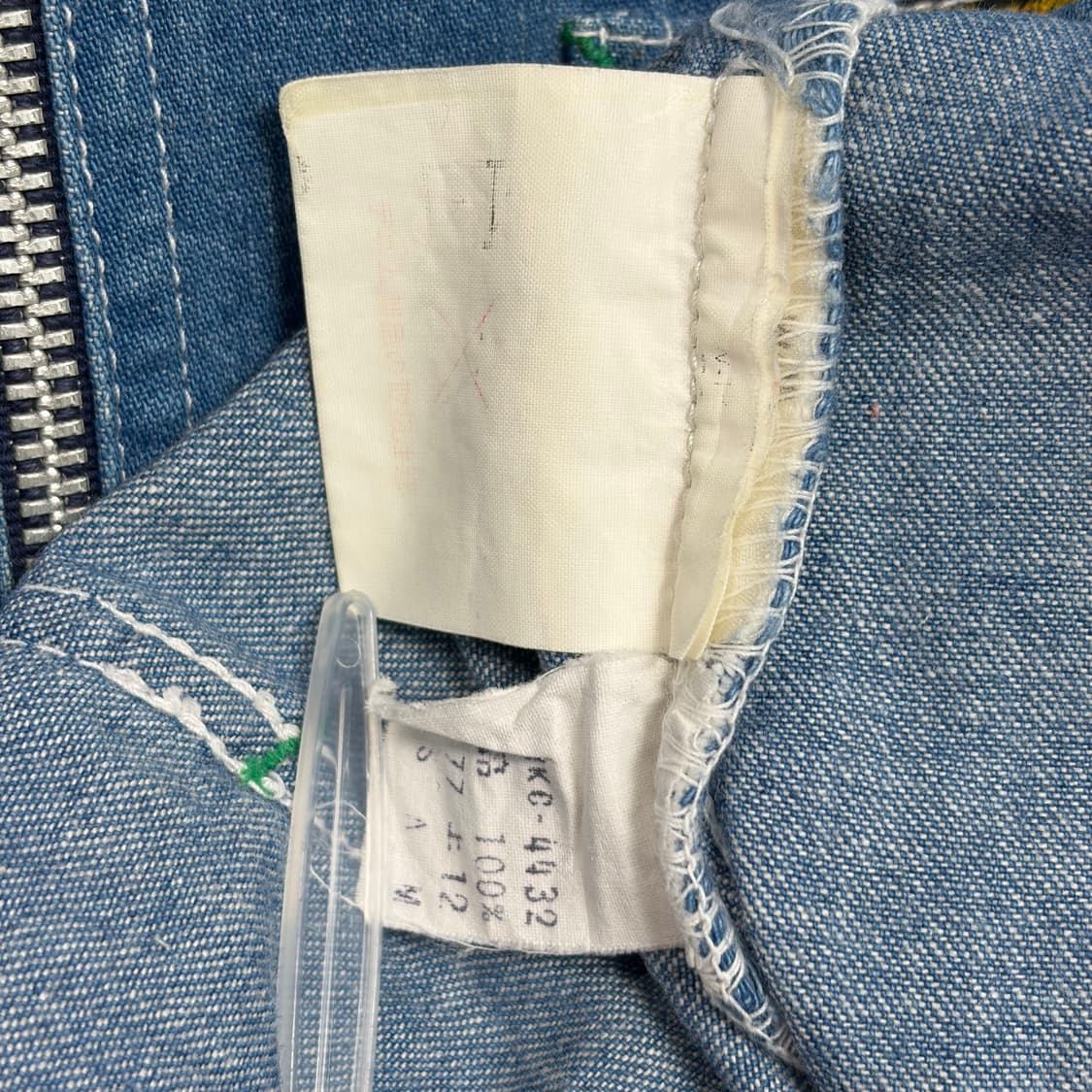 80s 랭글러 데님 청 후드 자켓 집업 상품이미지7