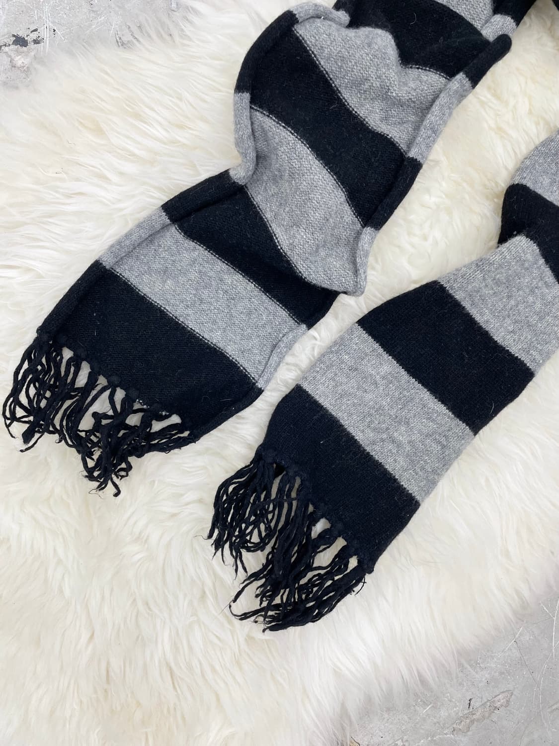 스트라이프 울 코지 머플러  상품이미지6