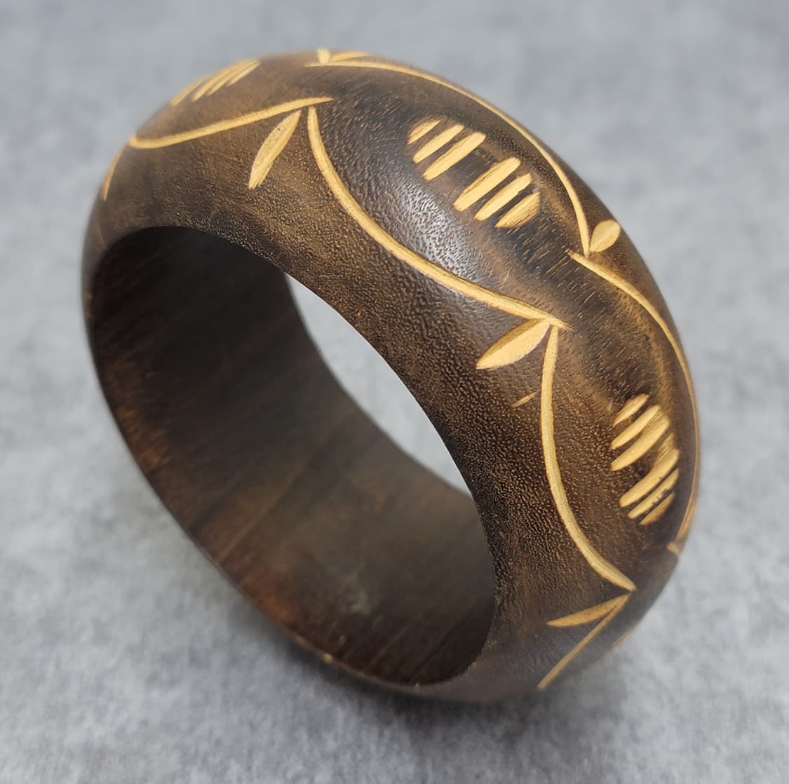 vintage wood bangle 상품이미지2