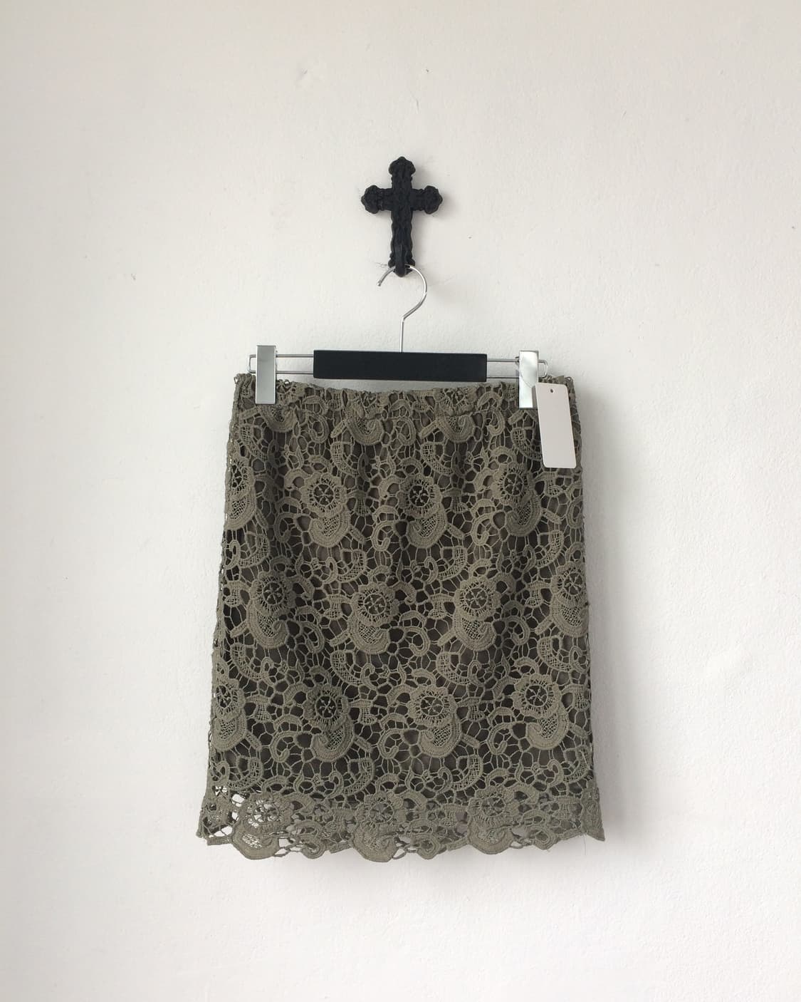 Crochet pattern mini skirt 상품이미지1