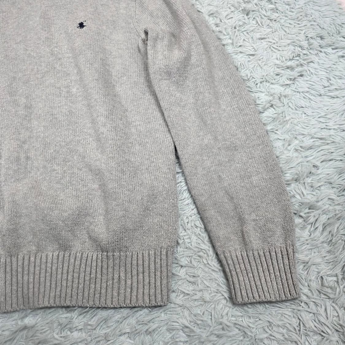 폴로랄프로렌 남성 크루넥 코튼 스웨터 그레이 L 상품이미지5