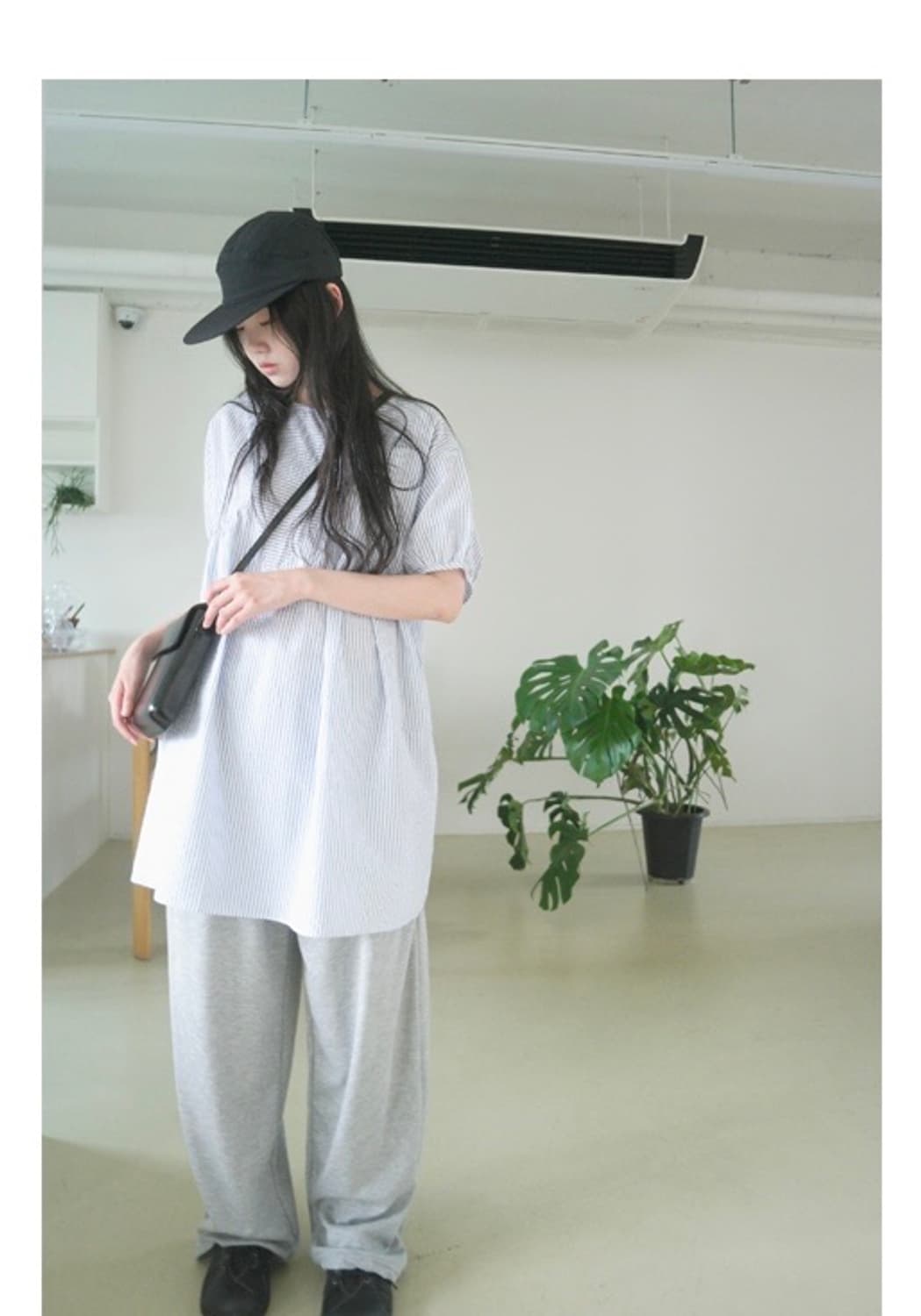 aftermonday stripe puff dress 애프터먼데이 상품이미지1