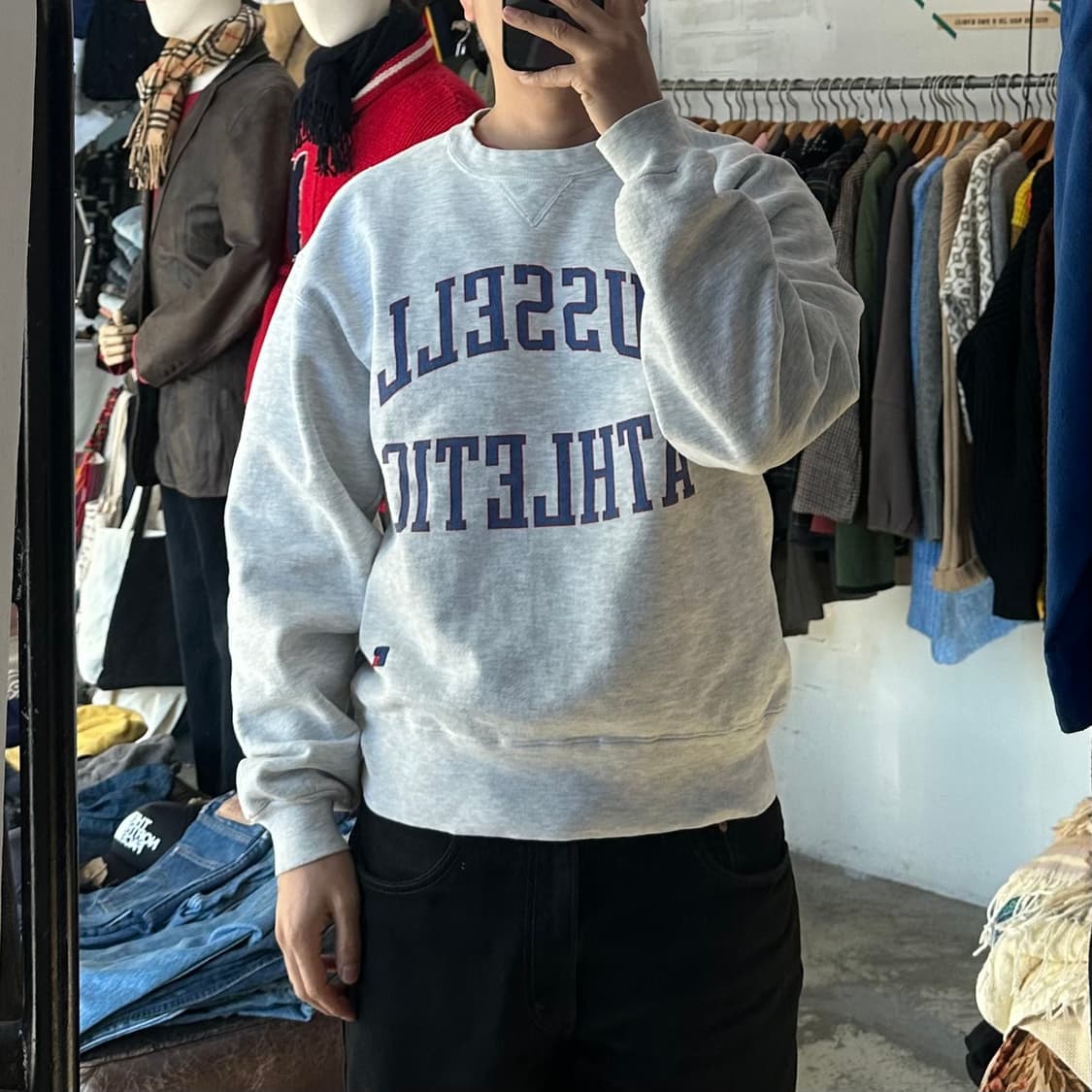 (착용컷) 90's RUSSELL ATHLETIC 스웻 셔츠 (103) 상품이미지2