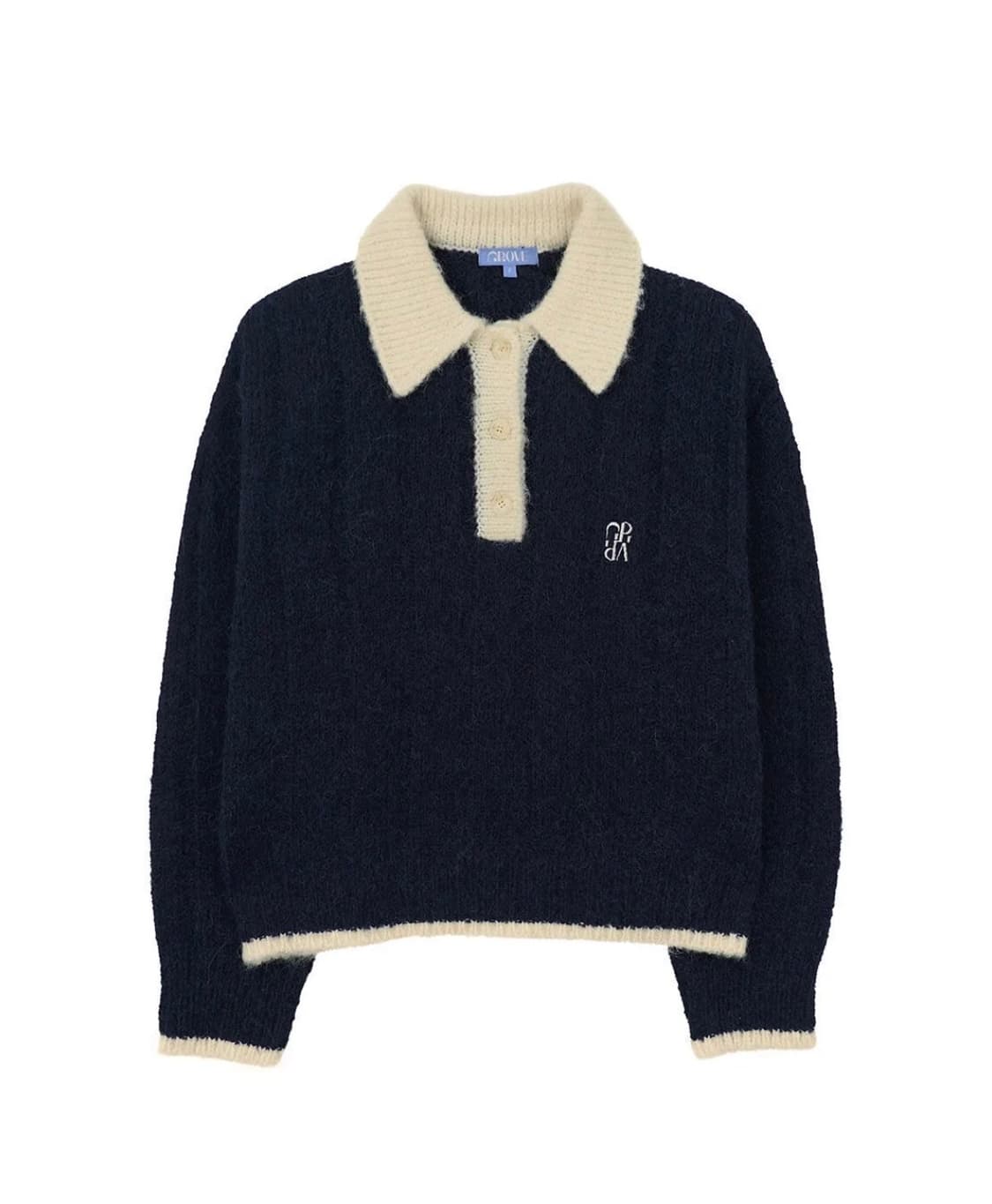 택O) 그로브 SOFT 니트 네이비 [차정원 착용] 상품이미지4