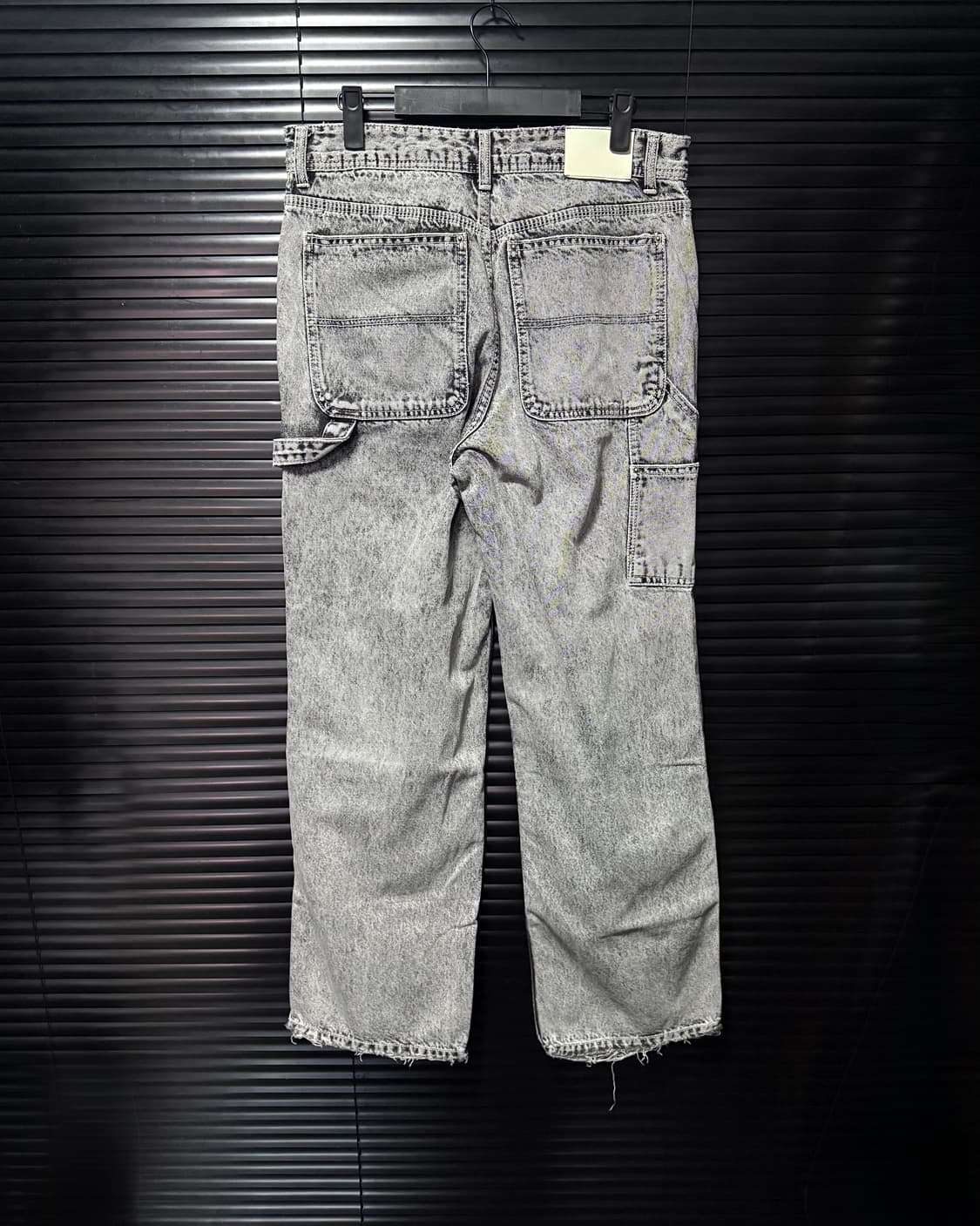 메종미네드 화이트 스프레드 카펜더 워크 팬츠 바지 30 31 32 와이드 상품이미지5