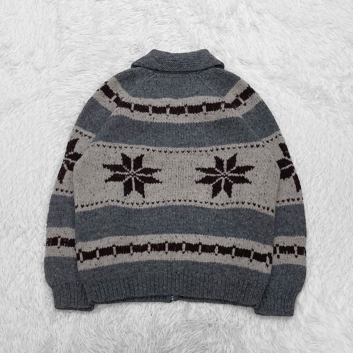 Jpn 일본 빈티지 노르딕 패턴 코위찬 상품이미지3