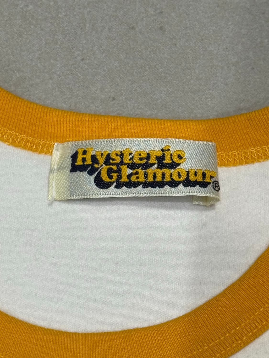 히스테릭 글래머 아카이브 퍽베어 체크 패턴 반팔 티셔츠 상품이미지3