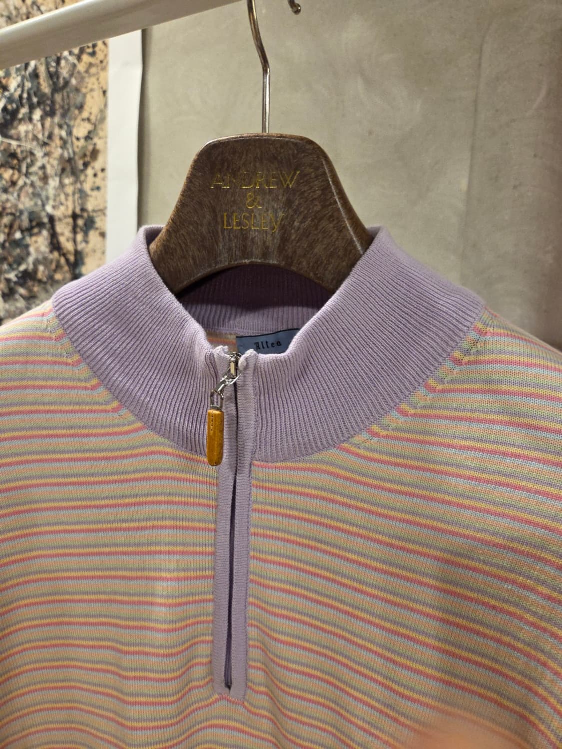 이탈리아 브랜드 알테아 짚업니트 상품이미지3