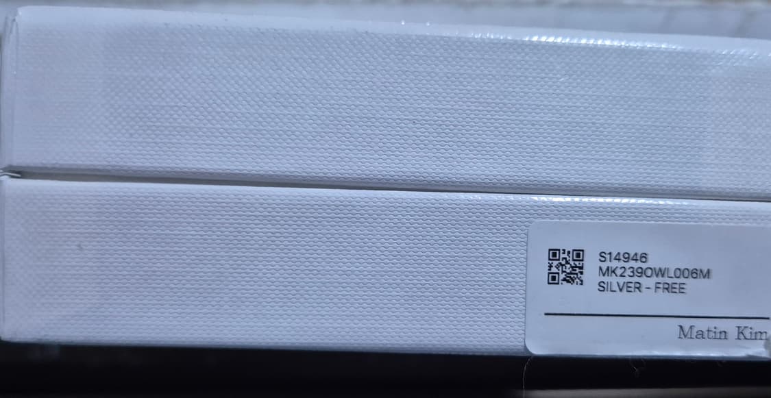 (새상품) 마뗑킴 글로시 컴팩트 지갑 실버 상품이미지3